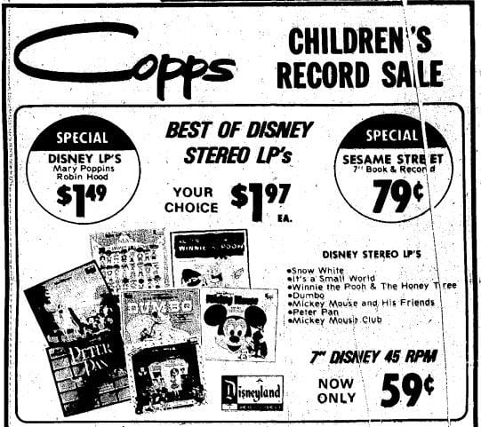 Wisconsin State Journal toy ads: 1970s